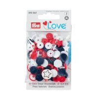 Capse plastic/30 buc/ 12.4 mm/ cod 393061, colectia Prym love