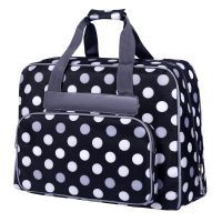 Geanta pentru depozitarea si transportul masinilor de cusut, dimensiuni 45x22x31 cm, multicolor negru BabySnap