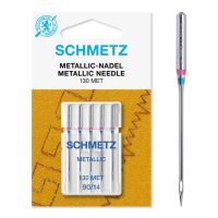 Ace fir metalic finete 90 - 5 buc Schmetz Metallic