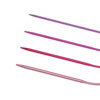 Set 4 andrele circulare aluminiu de diverse marimi, 2.5 mm - 4 mm, Prym Colour Collection