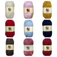 Fir de tricotat Casa firelor, Wool 95, 100% lana, 50 g – 95 m, produs in Romania