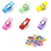 Clipsuri plastic pentru fixare tipare si materiale, 20 bucati, deschidere maxima 1,4 cm, BabySnap