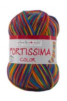 Fir textil Scholler Fortissima Sosete 4 culori 2402 pentru tricotat si crosetat, 75% lana, Lampion, 422 m