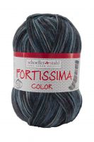 Fir textil Scholler Fortissima Sosete 4 culori 2445 pentru tricotat si crosetat, 75% lana, Piatra, 427 m
