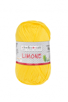 Fir textil Scholler Limone 4 pentru tricotat si crosetat, 100% bumbac, Galben Miere, 125m