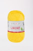 Fir textil Scholler Limone 4 pentru tricotat si crosetat, 100% bumbac, Galben Miere, 125m