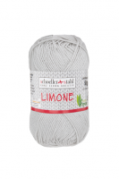 Fir textil Scholler Limone 25 pentru tricotat si crosetat, 100% bumbac, Argintiu, 125m