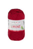 Fir textil Scholler Limone 78 pentru tricotat si crosetat, 100% bumbac, Rosu Rubin, 125m