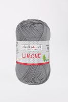 Fir textil Scholler Limone 91 pentru tricotat si crosetat, 100% bumbac, Gri Elefant, 125m