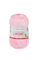Fir textil Scholler Limone 108 pentru tricotat si crosetat, 100% bumbac, Roz Deschis, 125m