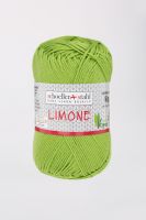 Fir textil Scholler Limone 145 pentru tricotat si crosetat, 100% bumbac, Verde Dechis, 125m