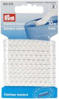 Elastic standard, latime 5 mm, lungime 10 m, alb, Prym