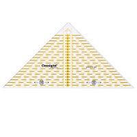 Rigla tip triunghi de 45 de grade, pentru croitorie, patchwork, design grafic, gradata in cm, PRYM 611313