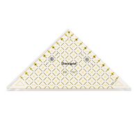 Rigla tip triunghi de 45 de grade, pentru croitorie, patchwork, design grafic, gradata in inch. PRYM 611641