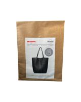 Tipar geanta shopper cu materiale incluse, din piele vegana neagra Bernina Rossi