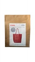 Tipar geanta shopper cu materiale incluse, din piele vegana rosie Bernina Rossi