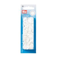 393103 Set capse plastic (30 perechi) de 12,4 mm, culoare 01 - alb