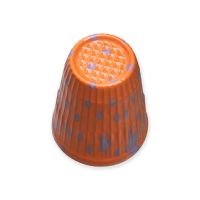 Degetar croitorie marimea S diametru 15mm portocaliu Prym Love