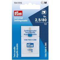 Acu dublu universal finete 80 cu 2.5 mm distanta inte ace Prym