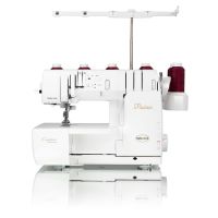 Masina de acoperire Coverstich Primo Baby Lock, cu piciorus oscilant pentru cusaturi decorative ondulate