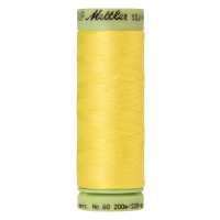 Ata de cusut, 100 % bumbac mercerizat 60, con 200 m pentru matlasare si broderie Mettler SILK-FINISH COTTON 60 culoare Lemon Zest