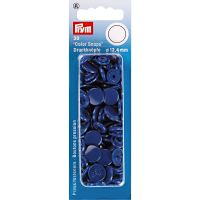 Set capse plastic (30 perechi) de 12,4 mm, culoare 16 - albastru marin, Prym 