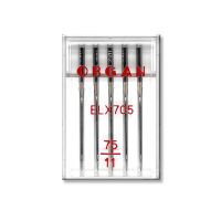 Ace surfilat finete 75 - 5 buc Organ Needles Overlock ELx705
