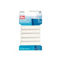 Elastic decorativ lat 12 mm, alb, Prym, 919000
