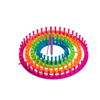 Set de tricotat circular cu 4 marimi de inele, carlig de tricotat si ac de lana, Prym, 624160