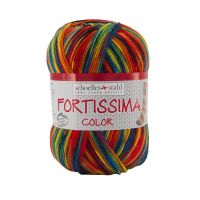 Fir textil Scholler Fortissima Sosete 4 culori 2405 pentru tricotat si crosetat, 75% lana, Kilt, 421 m
