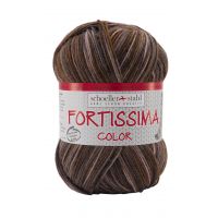 Fir textil Scholler Fortissima Sosete 4 culori 2446 pentru tricotat si crosetat, 75% lana, Taupe, 434 m