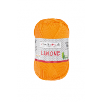 Fir textil Scholler Limone 29 pentru tricotat si crosetat, 100% bumbac, Portocaliu, 125m