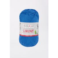 Fir textil Scholler Limone 55 pentru tricotat si crosetat, 100% bumbac, Albastru Cobalt, 125m