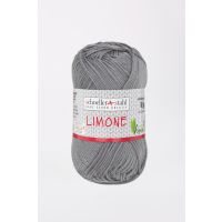 Fir textil Scholler Limone 91 pentru tricotat si crosetat, 100% bumbac, Gri Elefant, 125m