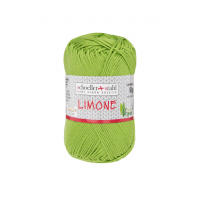Fir textil Scholler Limone 145 pentru tricotat si crosetat, 100% bumbac, Verde Dechis, 125m
