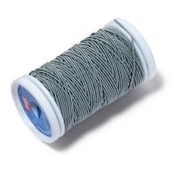 Fir elastic de cusut, tricotat, crosetat, gri deschis, 0,5 mm grosime, 20 m lungime, Prym 970011
