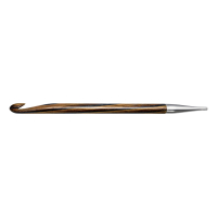 Croseta Tunisiana Knit Pro, de 8 mm, lungime 15 cm, lemn natural, Prym 223709