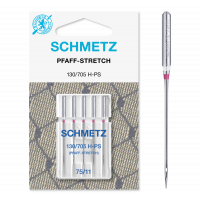 Set 5 ace Pfaff materiale elastice Schmetz, finete ac 75-90, sistem ac 130/705 H