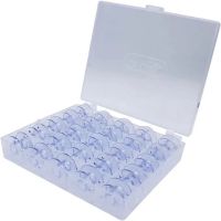 Bobine plastic Brother, inaltime 11.5 mm - 25 buc cu cutie transparenta