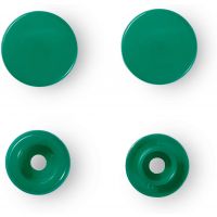 393151 Set capse plastic (30 perechi) de 12,4 mm, culoare 51- verde iarba
